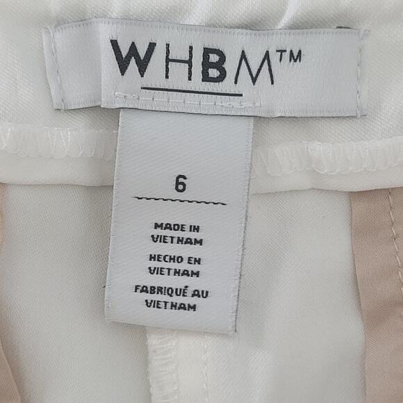 White house black market women's sailor shorts white Size 6 nautical Fisherman - Picture 5 of 8